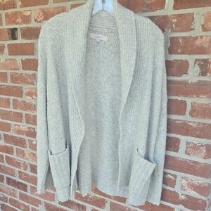 LOFT Women's Soft Gray Cardigan